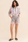 Nuuly x Place Nationale Flounce Trim Romper