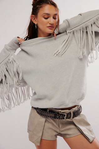 Vintage Souls Fringe Pullover Free People