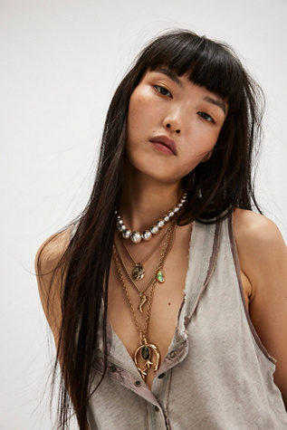 Thea Extreme Layer Necklace at Free People in Mixed Metal