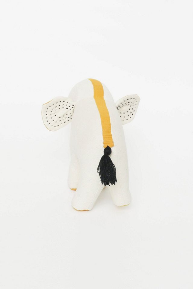 Anchal Kantha Handmade Stuffed Elephant #2