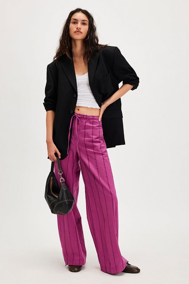 Hudson Canyon Textured Stripe Pants