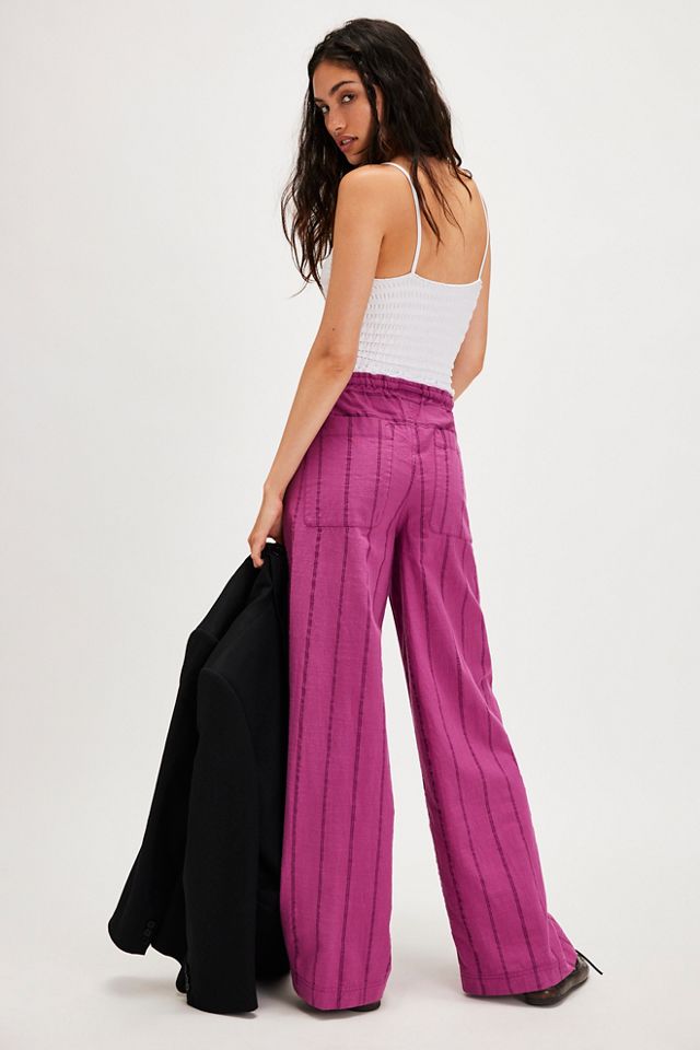 Hudson Canyon Textured Stripe Pants
