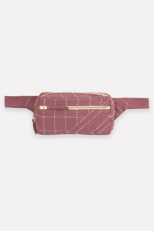 Женская сумка Anchal Kantha Crossbody Belt, цвет: Ягодный — фото 3
