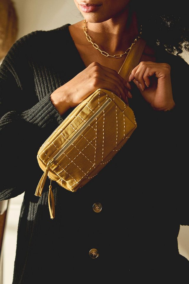 Anchal Kantha Crossbody Belt Bag