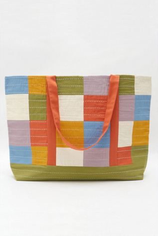 Женская сумка Anchal Checkered Tote, цвет: Облачный — фото 3