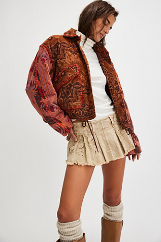 Giving Joy Jacket at Free People in Groovy Combo, Size: XS