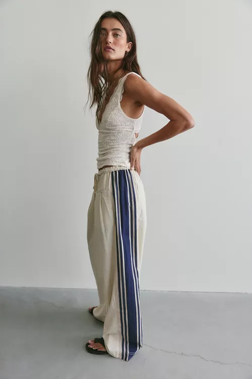 Hudson Canyon Side Printed Pull-On Pants