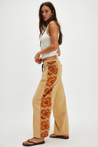 Hudson Canyon Side Printed Pants at Free People in Floral, Size: XS