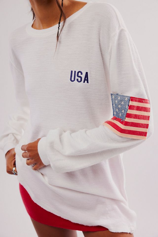 Tricia Fix USA Patched Long-Sleeve Tee | Free People