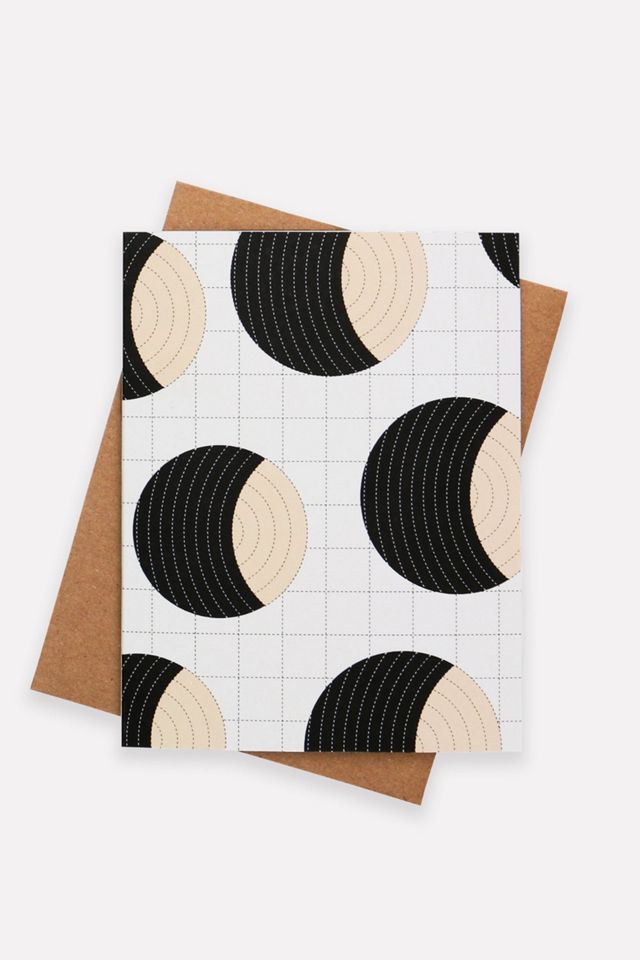 Anchal Crescent Quilt Blank Card
