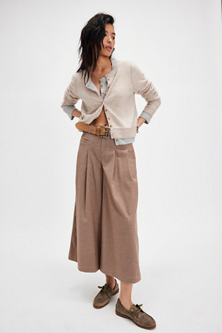 Amara Cropped Wide-Leg Pants