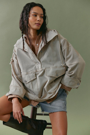 We The Free Marlie Washed Pullover Jacket product page
