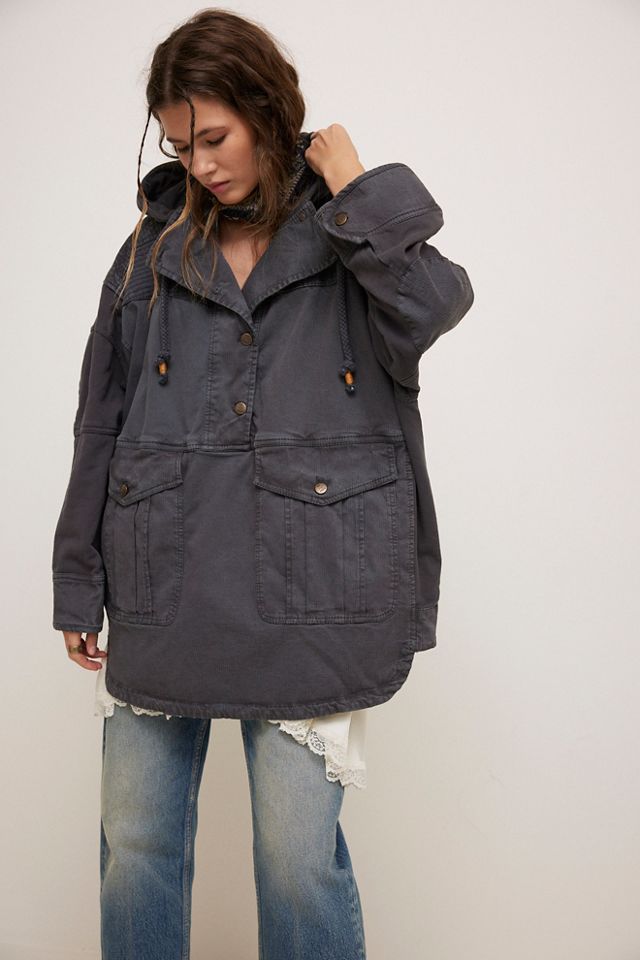 We The Free Marlie Washed Pullover Jacket #2