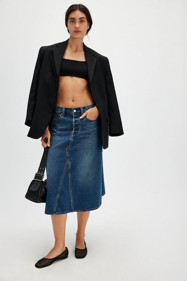 Levi s High Rise A Line Skirt