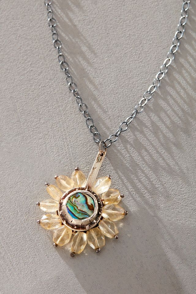 Eric Silva Flower Stone Necklace #3