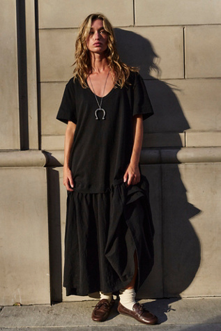 Herron Drop-Waist Maxi by free-est at Free People in Black, Size: Small