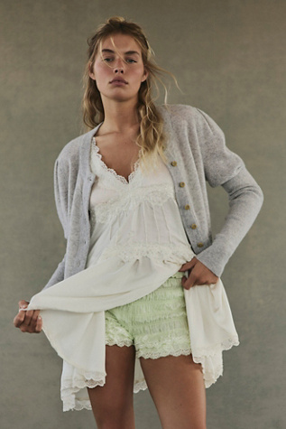 In This Groove Mini Slip par Intimately en Tofu/Sand, pour femme chez Free People