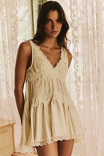 free people jewel mini dress long sleeve silhouette with exaggerated ruching at front for added shape and dimension Jewel Mini Dress | Free