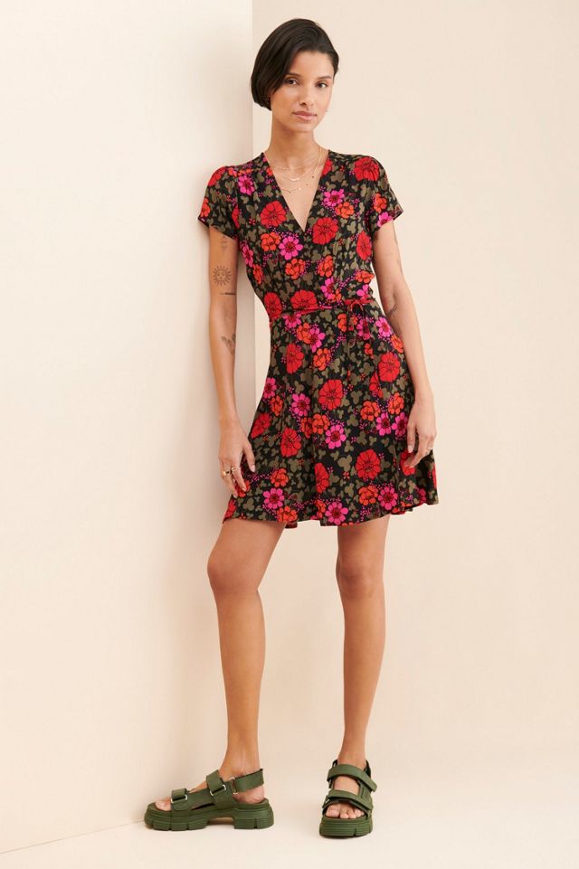 Rolla's Cleo Rambling Floral Wrap Dress #3