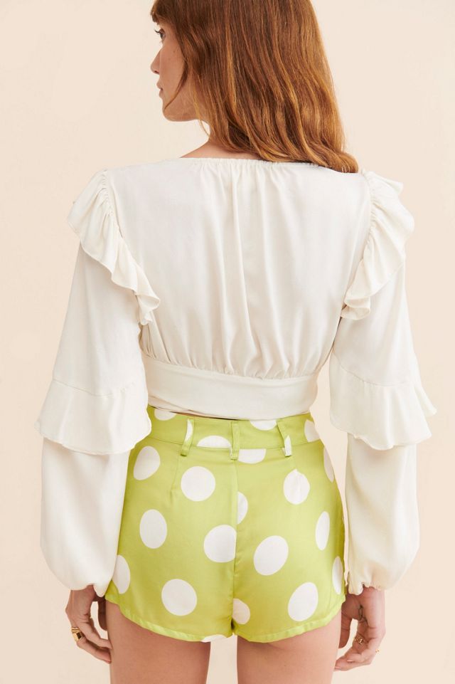 For Love & Lemons Leander Polka Dot Shorts #1