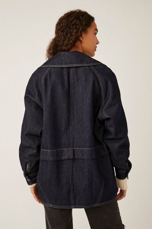 Denim Car Coat #1