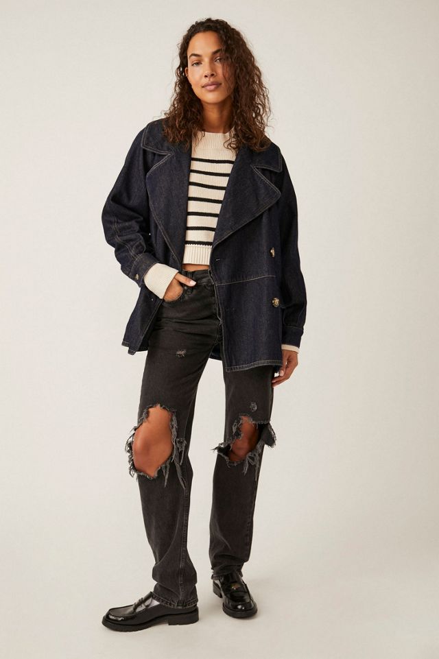 Denim Car Coat #3