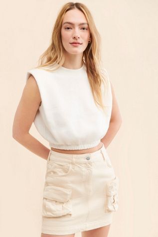 Nia Cropped Muscle Tank