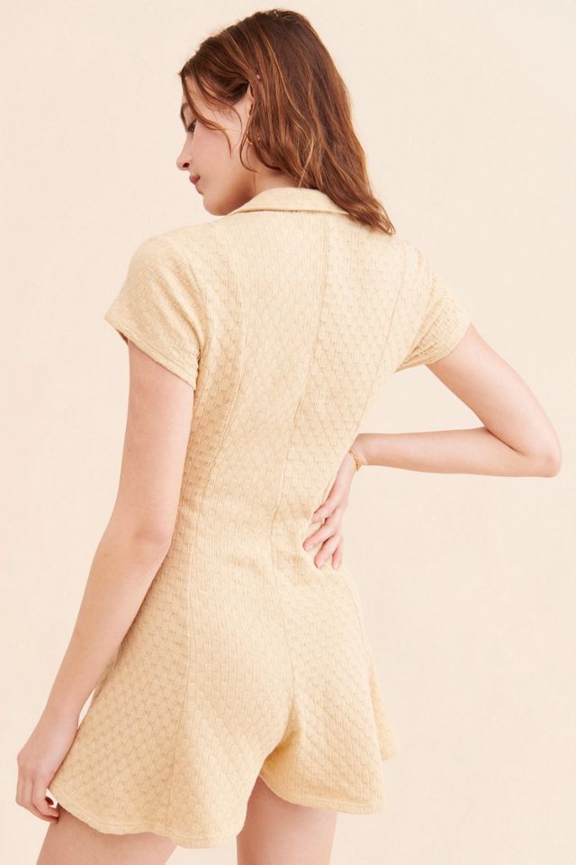 Ramona Button-Front Romper #1
