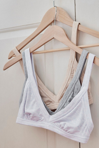 Heathered Essentials Triangle Bralette