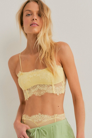 Nolita Longline Bralette by Intimately at Free People in Yellow, Size: S