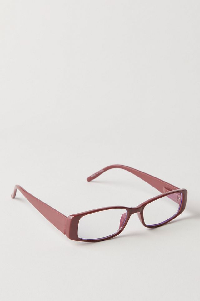 Megan Rectangle Blue Light Glasses #1