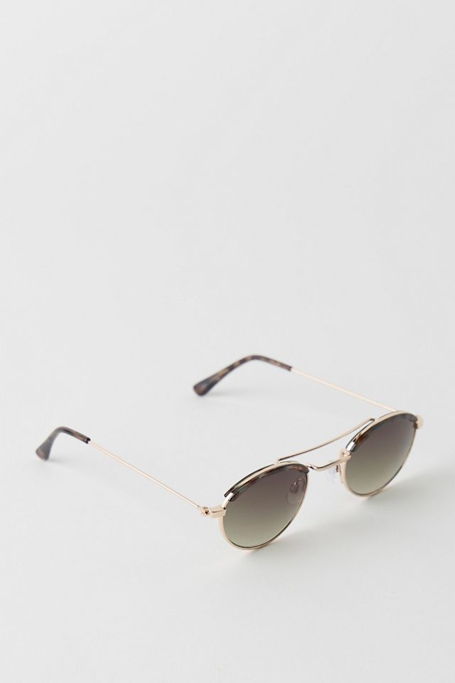 Bradley Round Aviator Sunglasses #2