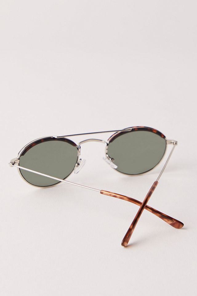 Bradley Round Aviator Sunglasses #5