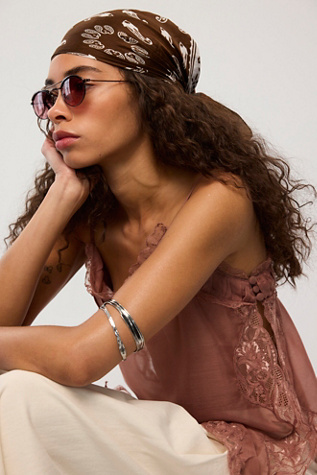Bradley Round Aviator Sunglasses