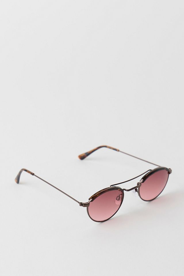 Bradley Round Aviator Sunglasses #3