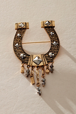 Amarillo Brooch at Free People in Gold