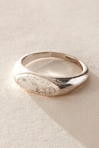 Tough Love Pinky Ring at Free People in Silver, Size: 5