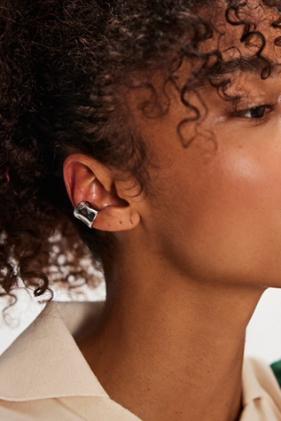 Be Real Ear Cuff at Free People in Silver
