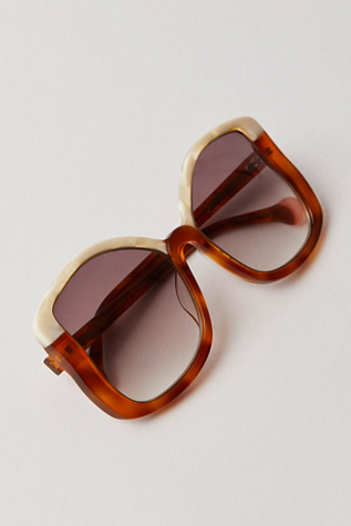 Camilla Social Butterfly Sunglasses at Free People in Tonal Mix