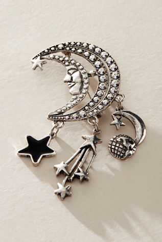 Celestial Dreams Brooch at Free People in Silver Storm