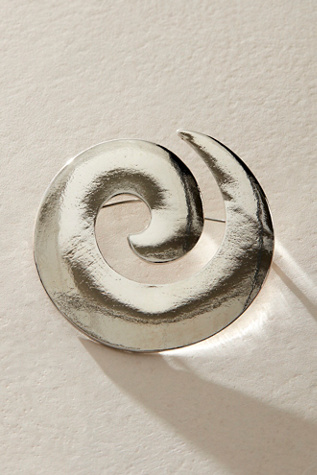 Milkyway Brooch at Free People in Silver Swirl