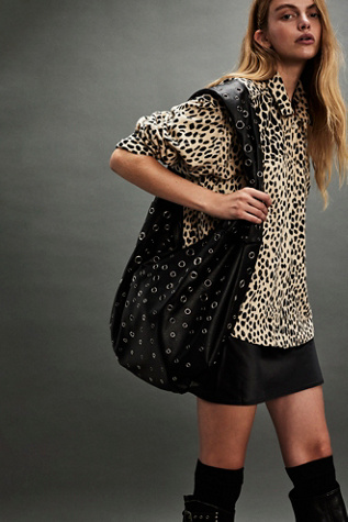 Embellished Slouchy Carryall by FP Collection at Free People in Black