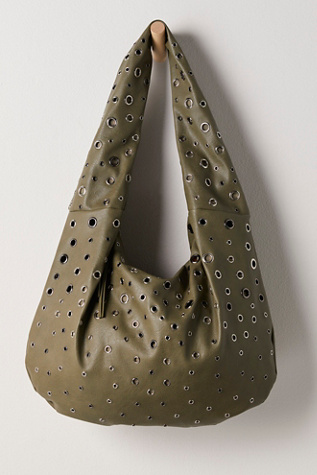 Embellished Slouchy Carryall by FP Collection at Free People in Olive