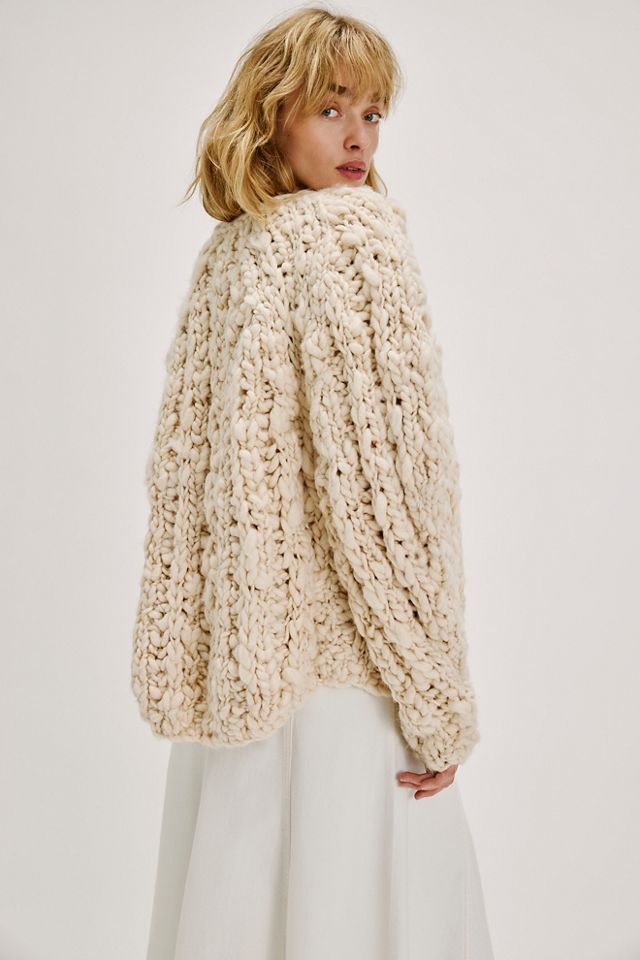 Unicorn Handknit Cardi #2