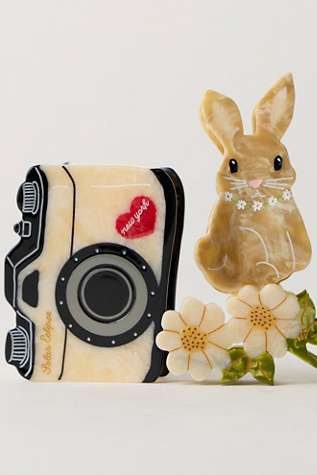 Solar Eclipse Hand-Painted Claw Clip at Free People in Ny Camera