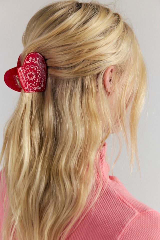 Solar Eclipse Hand Painted Claw Clip #1