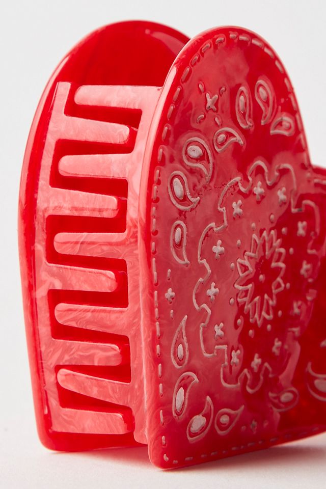 Solar Eclipse Hand Painted Claw Clip #3