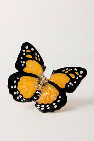 Solar Eclipse Hand-Painted Claw Clip