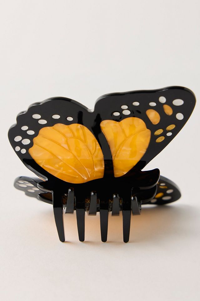Solar Eclipse Hand-Painted Claw Clip #1