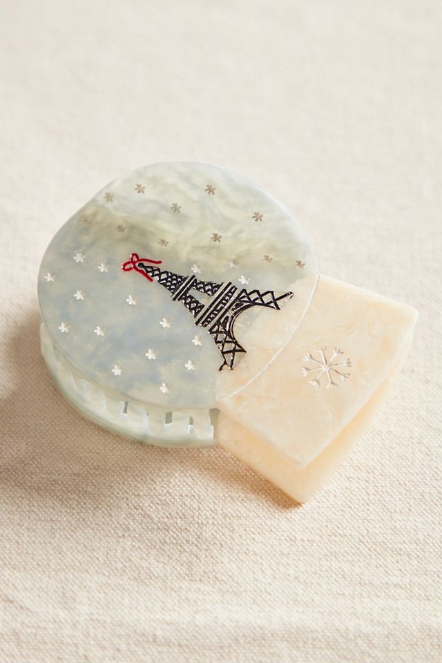 Solar Eclipse Hand Painted Claw Clip #1